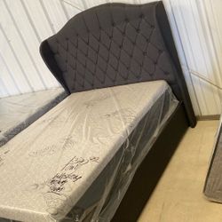 New Full Size Bed With Mattres Ready To Delivery 