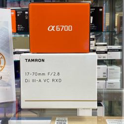 Bundle: Sony A6700 w/ Tamron 17-70 F2.8 III
