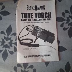 Bernzomatic Oxygen Tote Torch Kit Soplete Oxigeno