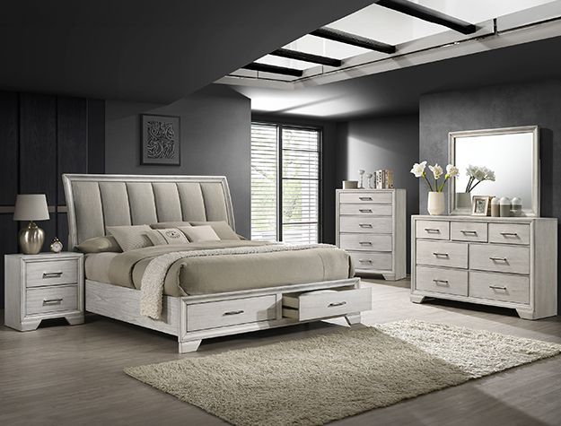 NEW Upholstered Sleigh Storage BED ROOM SET💥NO CREDIT NEEDED $10 Down