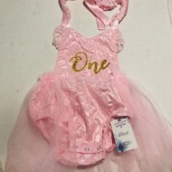 First Birthday Onsie Tutu Dress