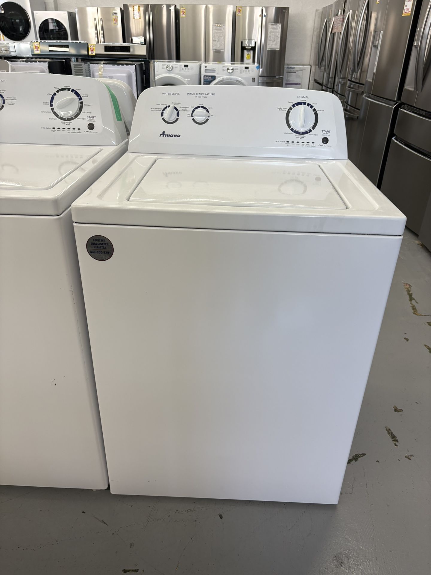 Used AMANA WASHER / 3 Months Warranty