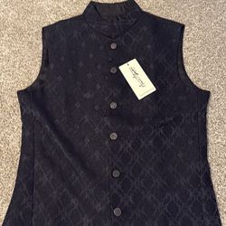 Amin Adana black Waistcoat