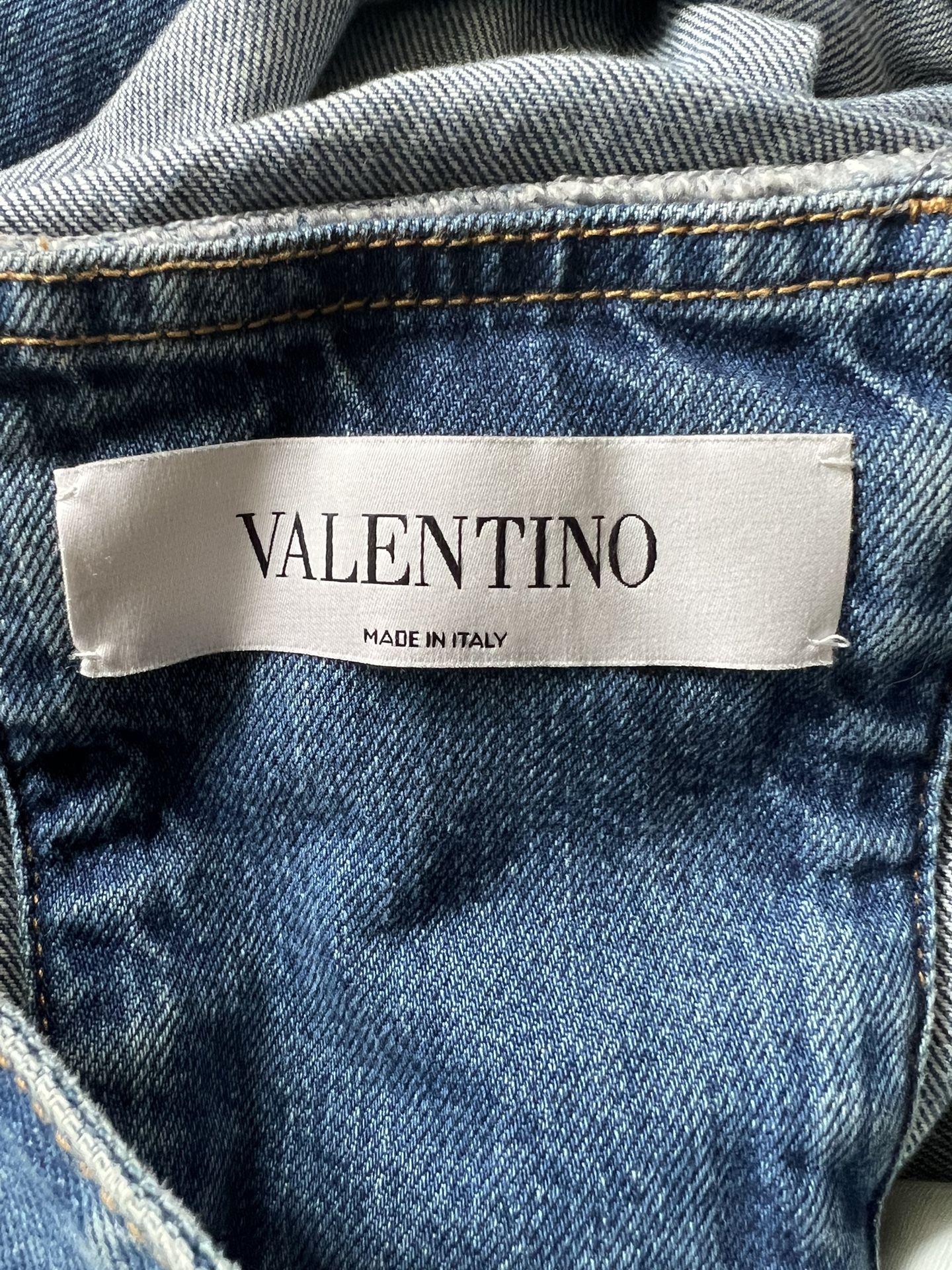 Valentino Sequin Denim Jacket
