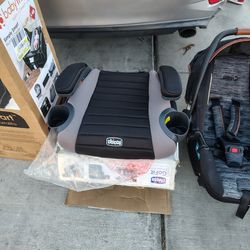 Backless booster seat