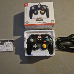 PowerA GameCube Style Wired Controller For Nintendo Switch - Bowser
