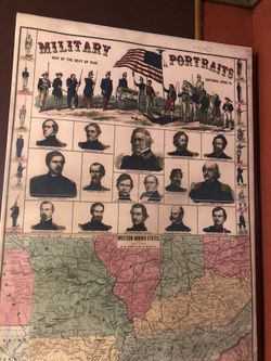 Military portraits and maps