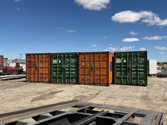 Storage shipping containers