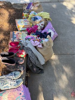 FREE kiddo books, games, clothes, shoes, bedding