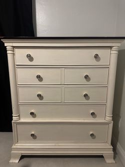 Bedroom furniture. Tall upright dresser and TV cabinet