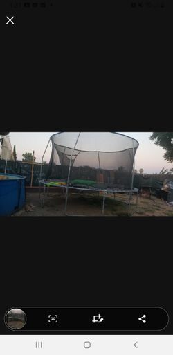 15ftx15ft Outdoor Big trampoline $20