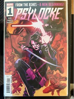 Marvel Psylocke Comic books 1-10 complete set