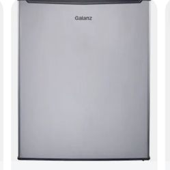 galanz mini fridge silver