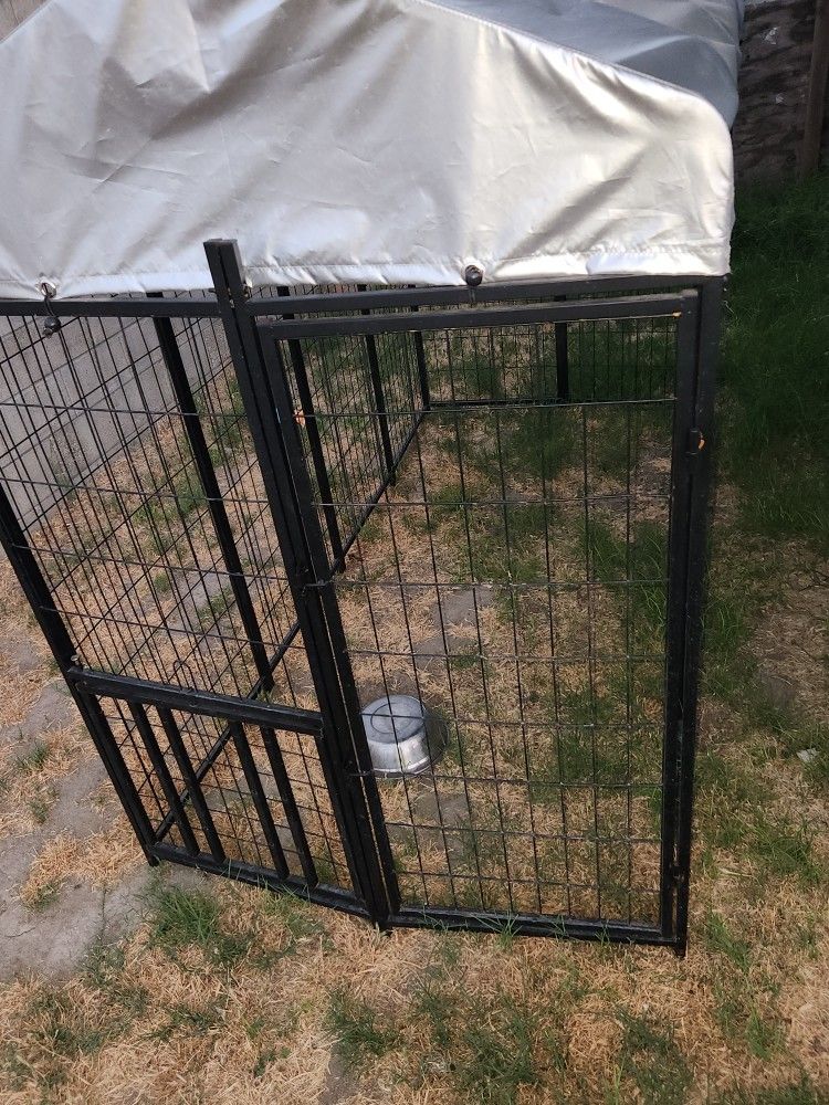 Enclosed Dog Kennel
