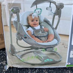  RockerNew ingenuity convertible swing and seat, infant soother
