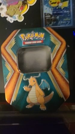 **EMPTY** POKEMON DRAGONNITE COLLECTIBLE CARD TIN - kids toy gift game