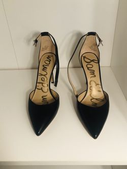 Elegant black high heels