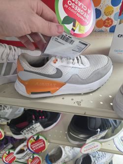 Nike Air Max Sneaker White Orange Gray
