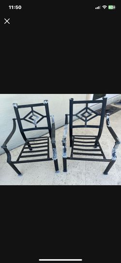 Cuatros Sillas De Aluminio Cada Una 25