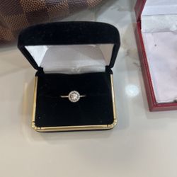 Engagement Ring, White Gold