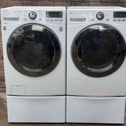 Washer And Electric Dryer Lavadora y Secadora Eléctrica 