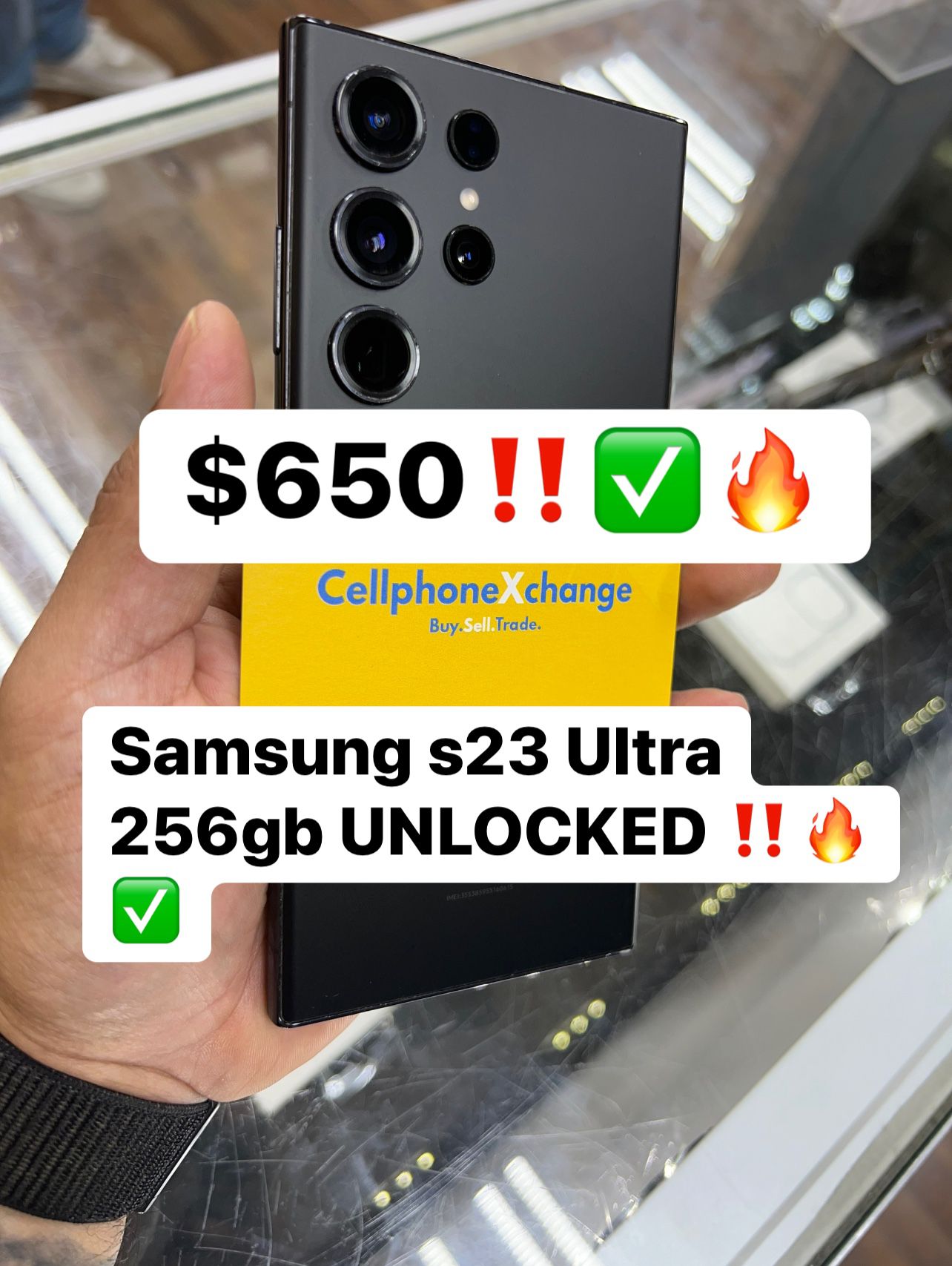 Samsung Galaxy S23 Ultra 256gb UNLOCKED 