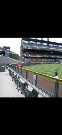 Rockies Opening Day front row tickets 1-3 available! Hard to get area.
