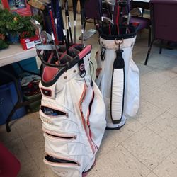 Datrek Golf Bags With (L) Hand Drivers Matching With Right Hand