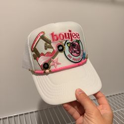Boujee hat - brand new - custom hat - trucker hat