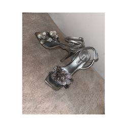 Steve Madden Women's Silver Sandals