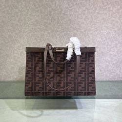 Fendi Zucca FF 1974 Crossbody Bag