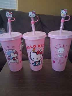 Hello.kitty plastic cups