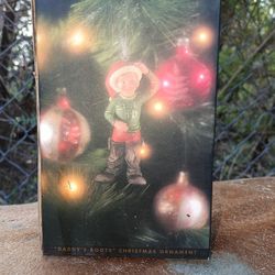 2. HARLEY DAVIDSON VINTAGE 1994 CHILD DADDY'S BOOT CHRISTMAS ORNAMENT #99442-95Z