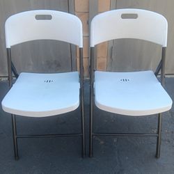 Cillas Plegables Blancas 