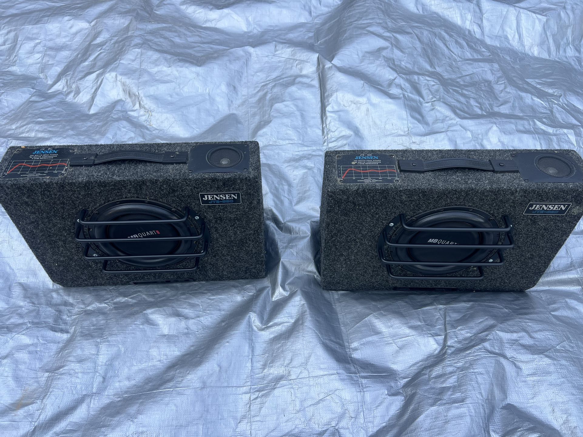 8” MB Quart Subwoofers In Jensen Box
