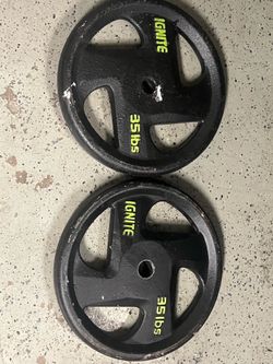 Ignite 35 lb Weight Plates Pair