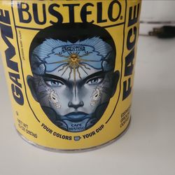 Cafe bustello limited edition coffee with face tattoo