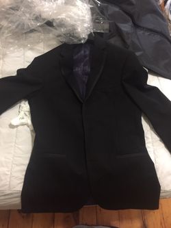 Michael kors tux jacket black