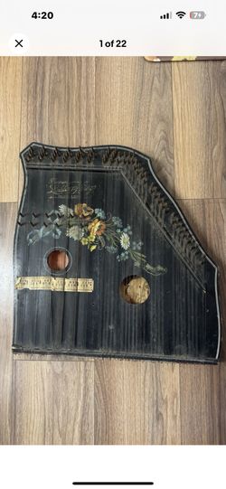 Antique Hammer chord ZITHER from the 19th century German Made