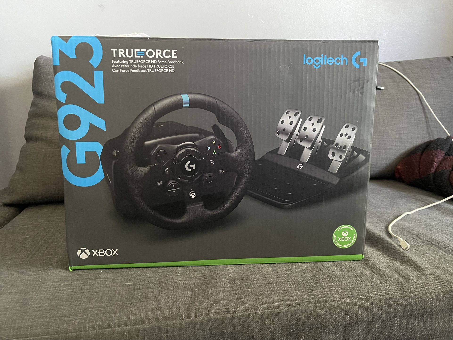 G923 True Force Steering Wheel And Pedals
