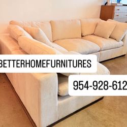 Cozy 4-piece Cloud Sectional- Shop Now Pay Later 