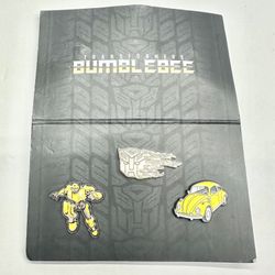 Transformers Bumble Bee Boom Box Pinback  Set 2018 Loot Crate  **NEW 
