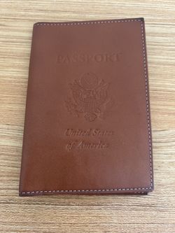 Passport Leather Cover, Handcrafted Johnston & Murphy