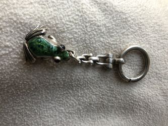 Tiffany frog keychain outlet