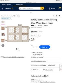 Safety 1st dual mode Gate brand new