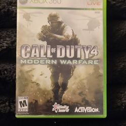 Call of Duty 4: Modern Warfare Xbox 360, 2007, Complete in Box, Tested Working