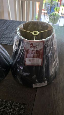 Two brand new lamp shades