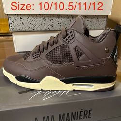 Jordan 4, men size 10/10.5/11/12, new: $