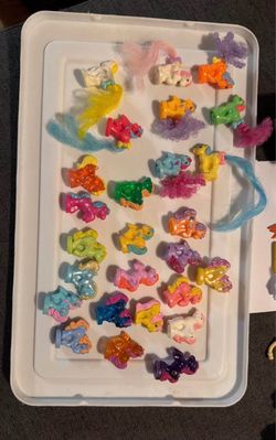 Vintage My Little Pony Petite Ponies lot of 26