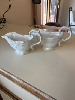 Two Matching Gravy Boats